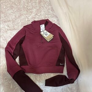 Nike Maroon Half-Zip Pullover